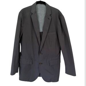 J Crew Black Label Blazer Sz Medium Cotton Gray